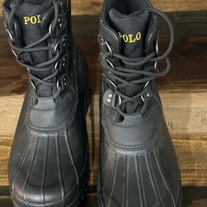 Polo by Ralph Lauren Black Men's Rain & Snow Boots